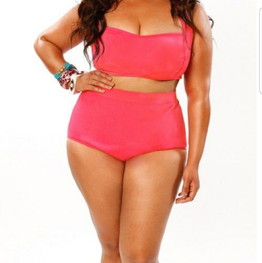 Monif C Bathing Suit Top and Bottom Set